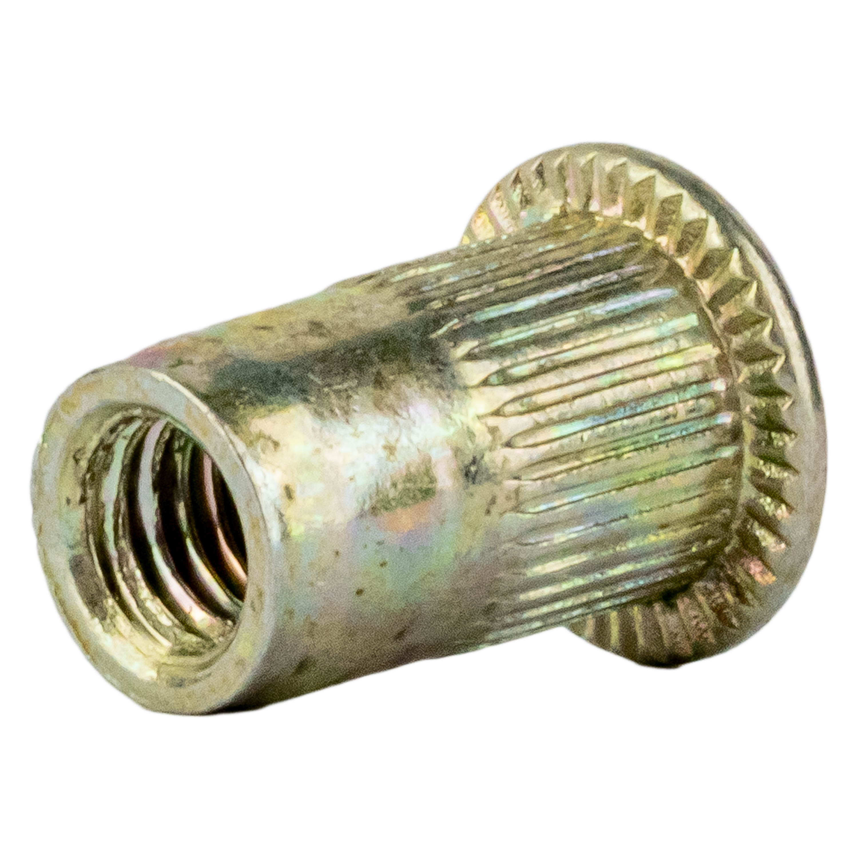 <ul><li>This highly versatile insert delivers the highest torque-out and high pull-out values in sheet metal, structural foam, fiberglass, and some plastics.</li><li>Install in a wide variety of materials from .020 to .165 inches thick</li><li>Large head allows applications where oversized or irregular holes might be a problem</li><li>High torque-out values resists spinning due to cross-threading or over-tightening</li><li>"Bubble" on backside resists pull-out</li><li>Blind installation - no access to the backside required</li><li>Installs easily with the lever action tool #101770252 (90044) and appropriate conversion kit</li><li>plated to QQ-P-416 TYPE II CLASS 2 Specs for protection 40 times better than zinc</li><li>Exceptional torque strength is achieved as the GRIP-SERT's knurled body expands filling the hole</li><li>Offers highest all around strength characteristics and has been designed to be used with Grade 5 or Metric 8.8/10.9 screws</li></ul>|